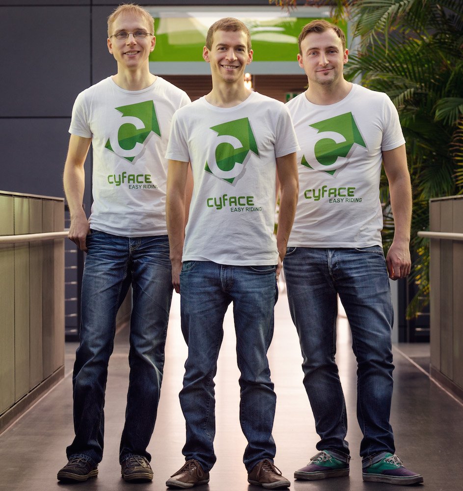Das Cyface-Team: Dr. Klemens Muthmann, Armin Schnabel, Dirk Ackner (v.l.n.r.) Foto ©Cyface